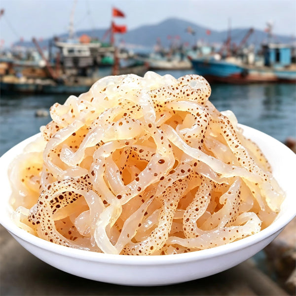 Crisp Jellyfish Strips, Brine-Preserved