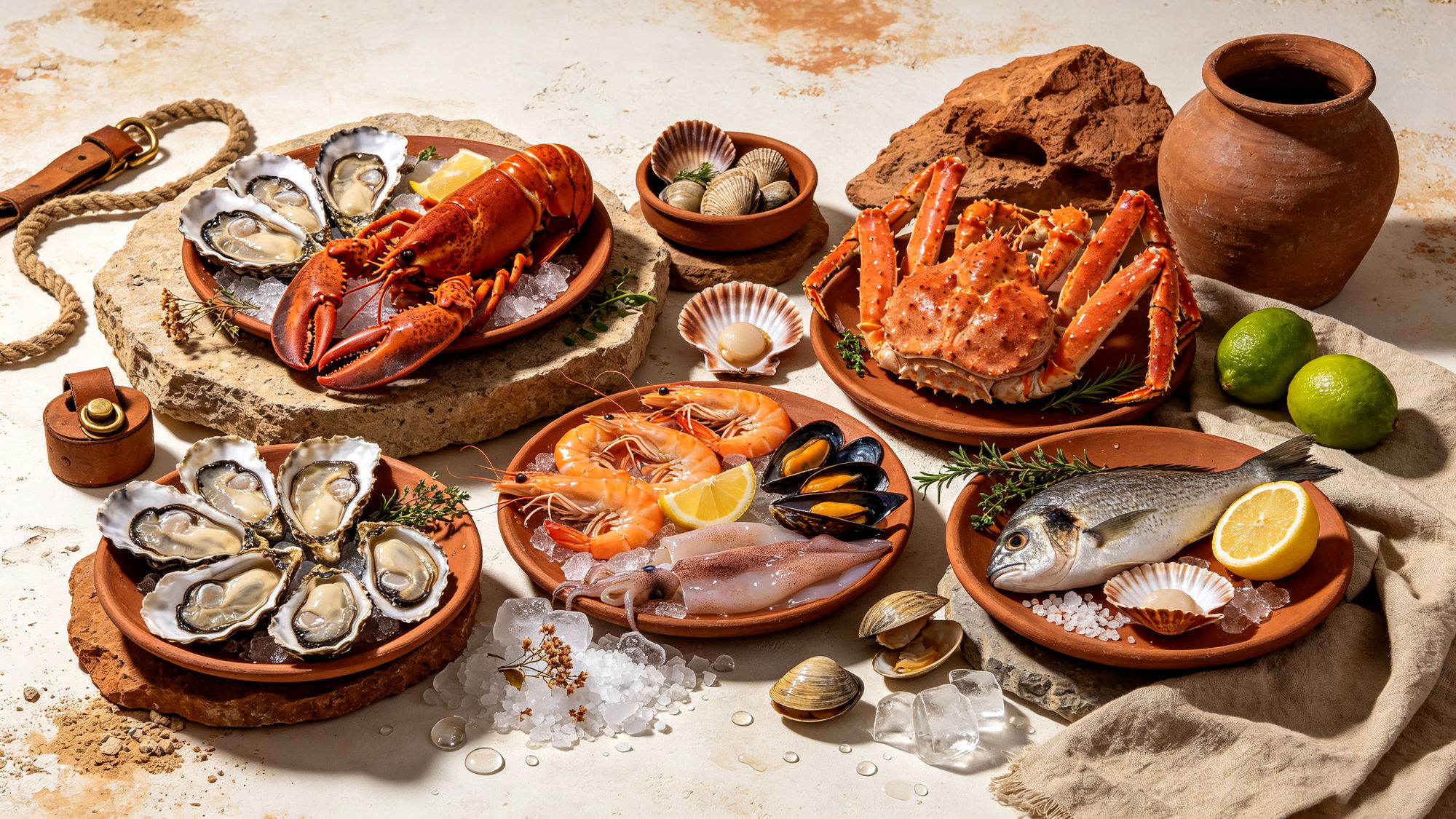 From cold water
to your table